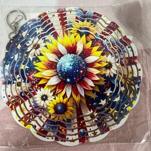 Colorful Sunflower Wind Spinner